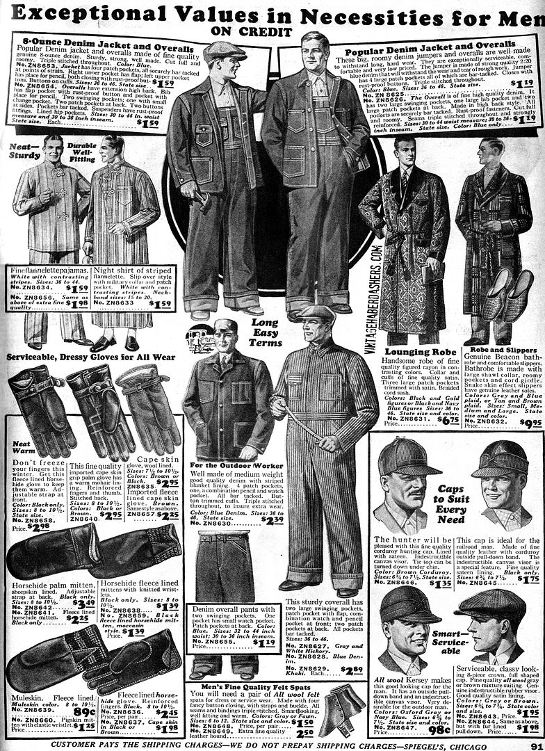 1930 Spiegel Catalog scans The Fedora Lounge